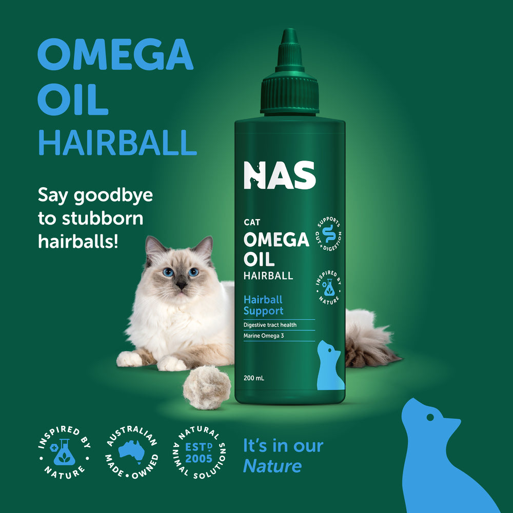 NAS Omega Oil - Cat Hairball™